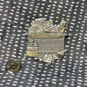 Longaberger Pewter Basket Pin